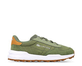 Sapatilhas Lacoste Elite Active Evo Khaki — perfil exterior | 52SMA0081-KG9