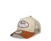 New Era Oval Patch Suede Trucker BJ/CAMEL - 60691080E-965