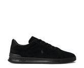 Sapatilhas Ralph Lauren Heritage Court III Preto — perfil exterior | 809P15744004