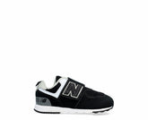 New Balance 574 Black & Silver Metallic PR/BR - NW574BK-249