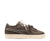 Sapatilhas Puma Suede Bloom Dress-up Castanho — vista lateral | 409002-02