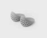 Acessório Fiber Pad Pulse Calcanheira Cinzento — par | PADPLSF-CP