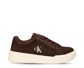 Sapatilhas Calvin Klein Low Cut Lace-Up Castanho — vista lateral | V3X9-83472-0315525-