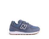 574 CLASSIC VELCRO K NEW BALANCE MAR/AZ/BR - YV574PRN-1040