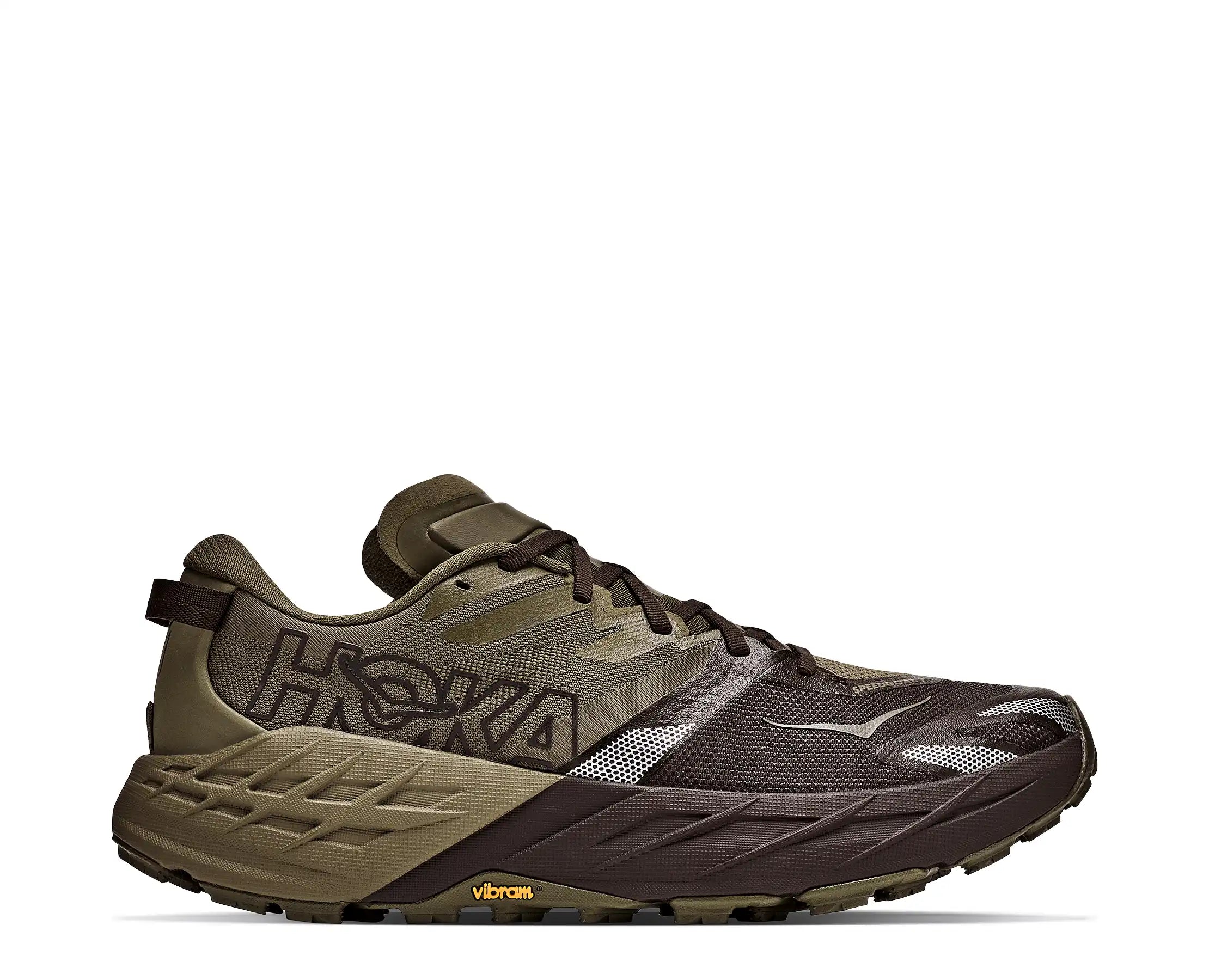 Sapatilhas Hoka Speedgoat 7 Antique Verde — perfil exterior | 0001171928-ALV