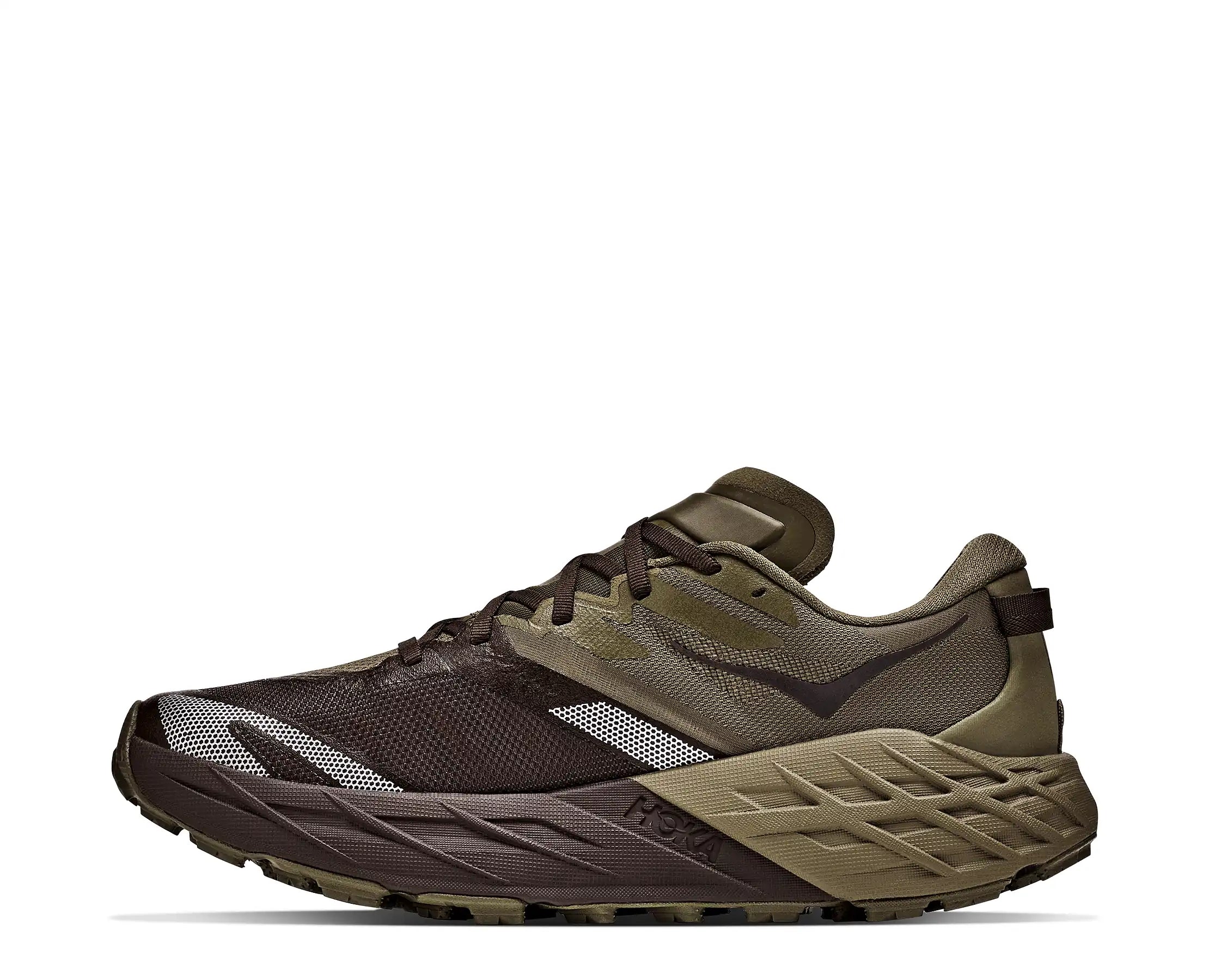 Sapatilhas Hoka Speedgoat 7 Antique Verde — perfil interior | 0001171928-ALV
