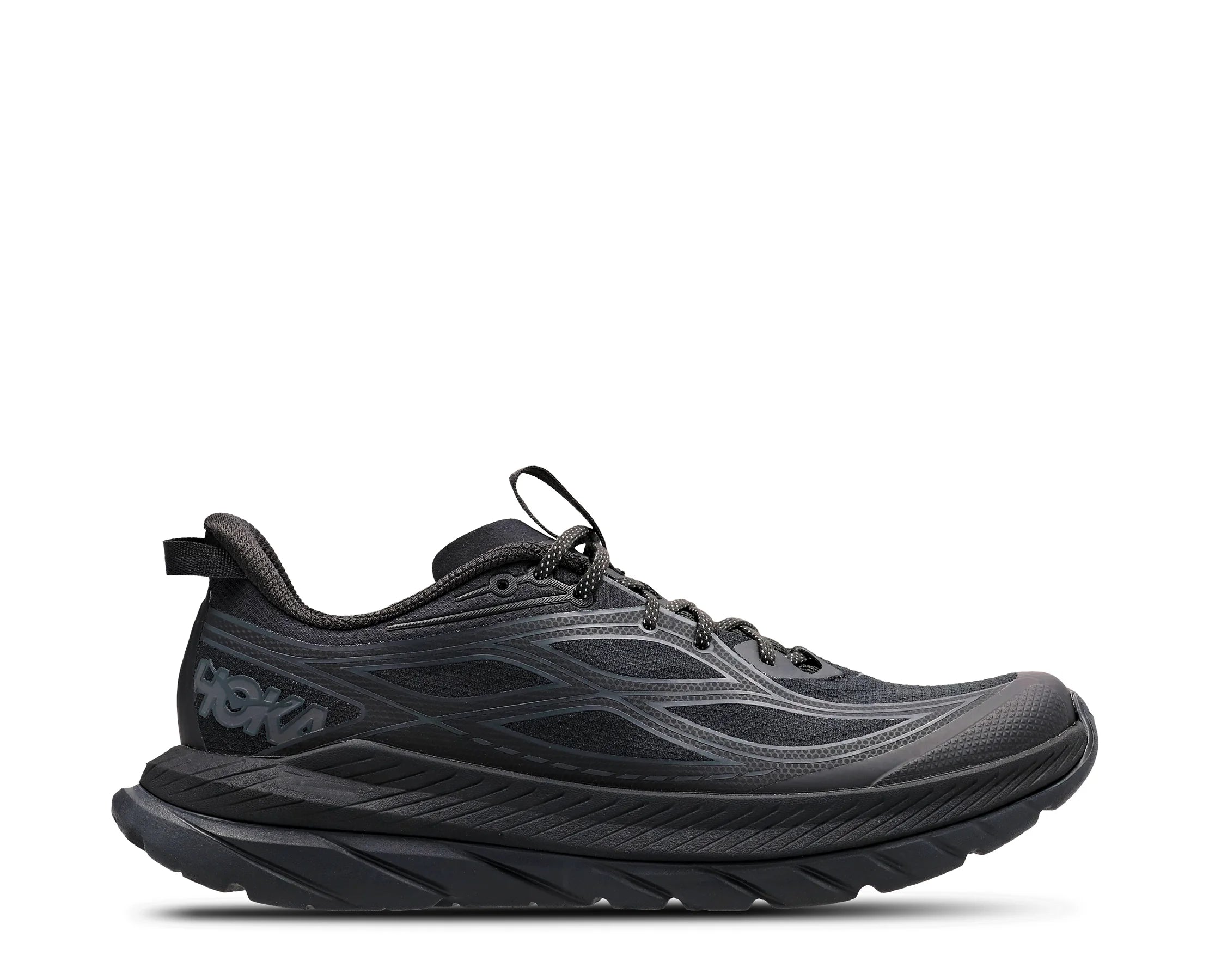 Sapatilhas Hoka Mach Remastered Preto — perfil exterior | 001176250M-ONB