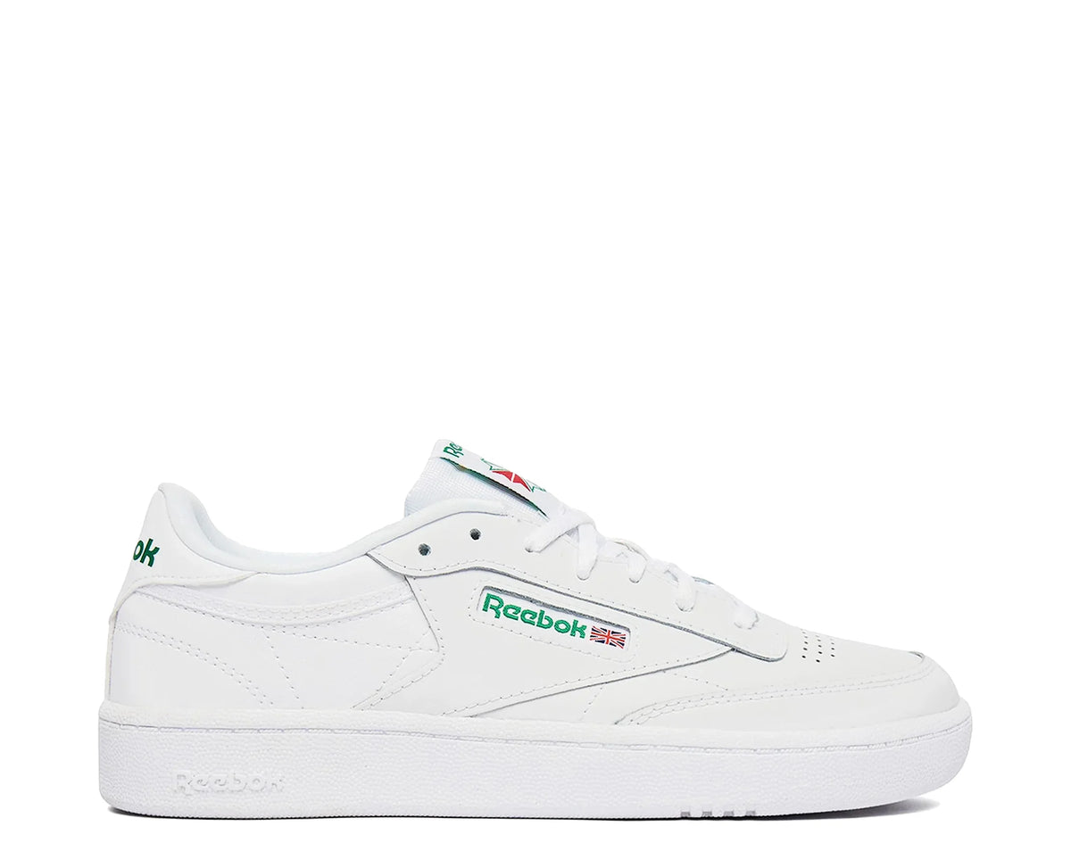 Sapatilhas Reebok Club C Branco/Verde — perfil exterior | 100047776