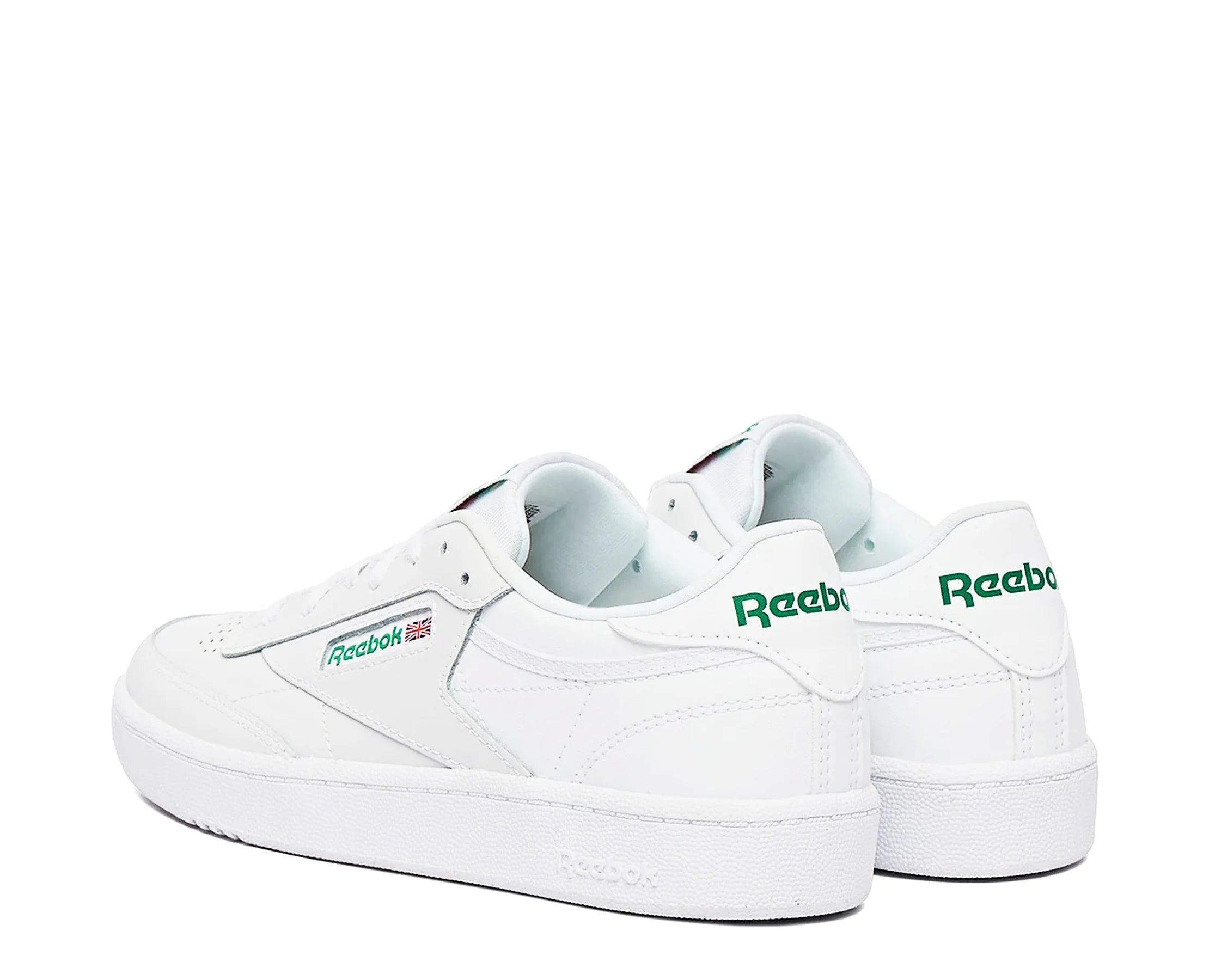 Sapatilhas Reebok Club C Branco/Verde — traseira | 100047776