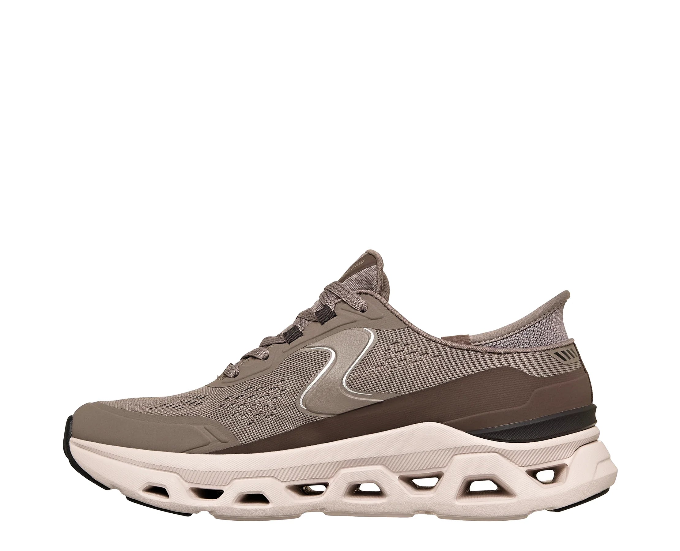 Sapatilhas Skechers Glide-Step Altus Castanho — perfil interior | 150510-DKTP