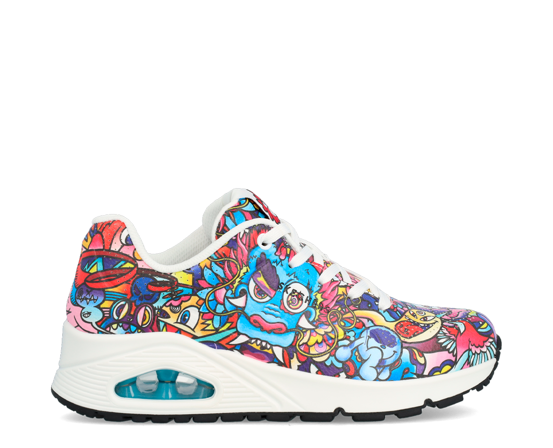 Skechers Uno Color Doodle MULTICOLOR - 177973-MLT-898