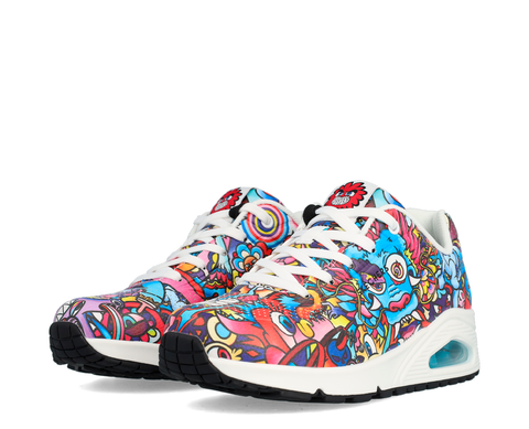 Skechers Uno Color Doodle MULTICOLOR - 177973-MLT-898