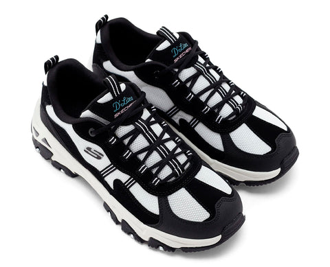 Skechers D'Lites Hiker  PR/BR - 180128-BKW-249
