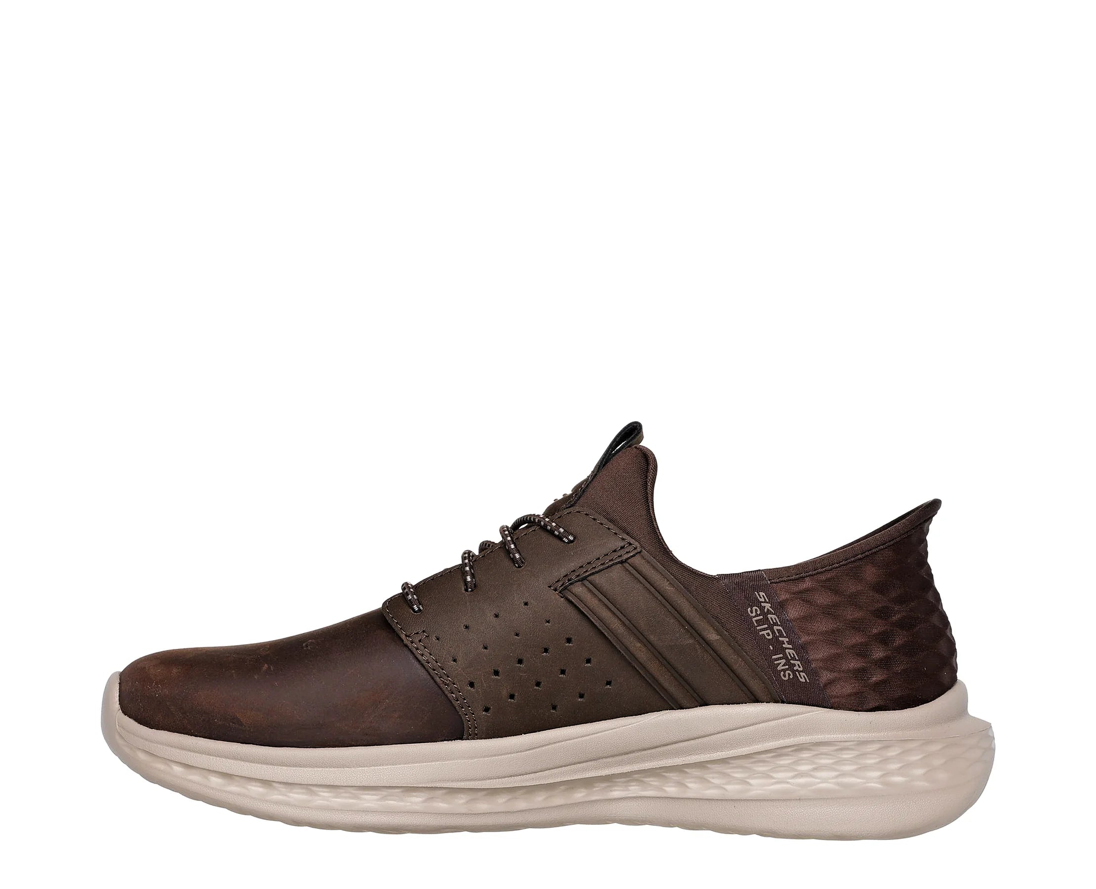 Sapatilhas Skechers Slade Castanho — perfil interior | 210828-COC