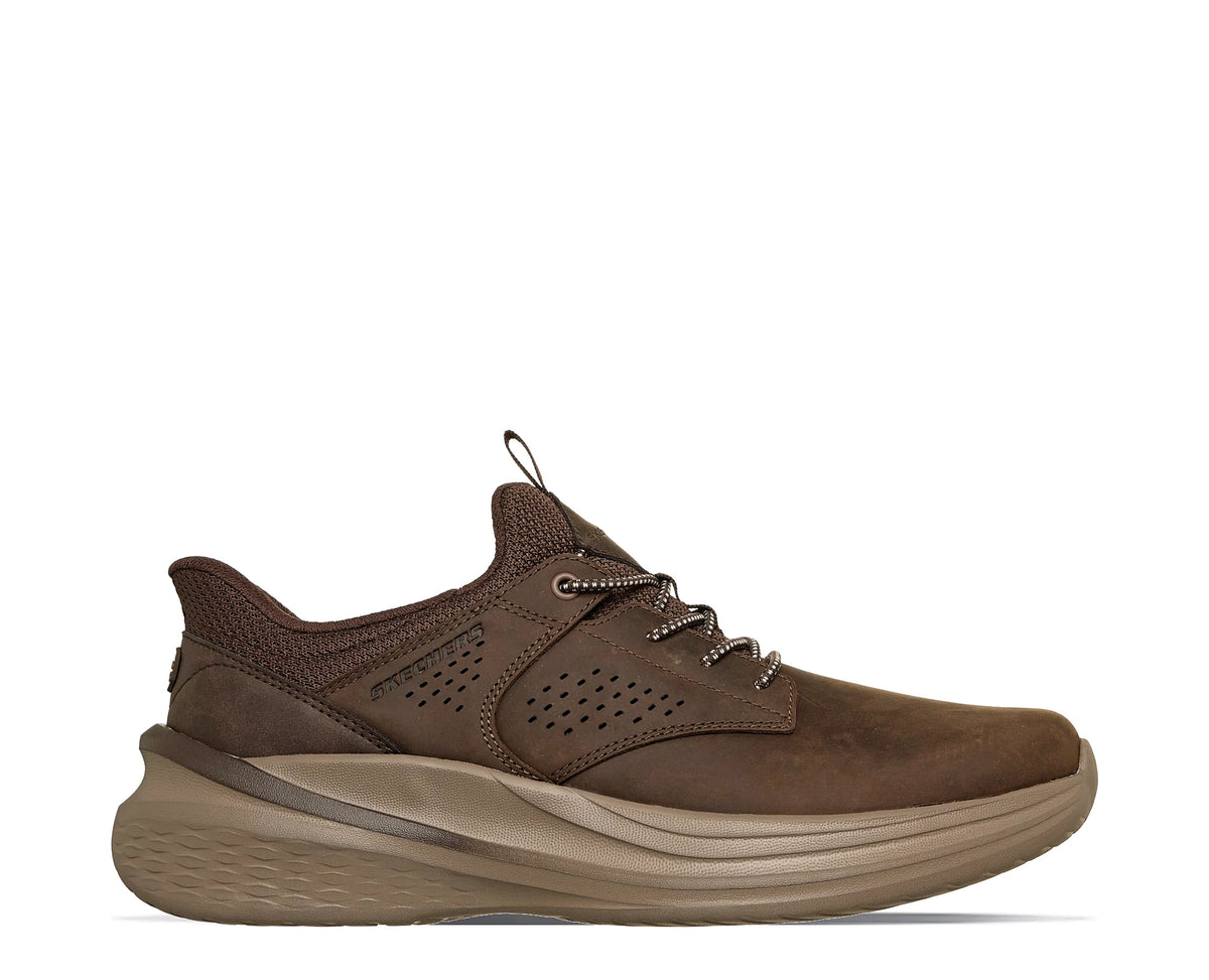 Sapatilhas Skechers Slade 2.0 Castanho — perfil exterior | 211382-COC