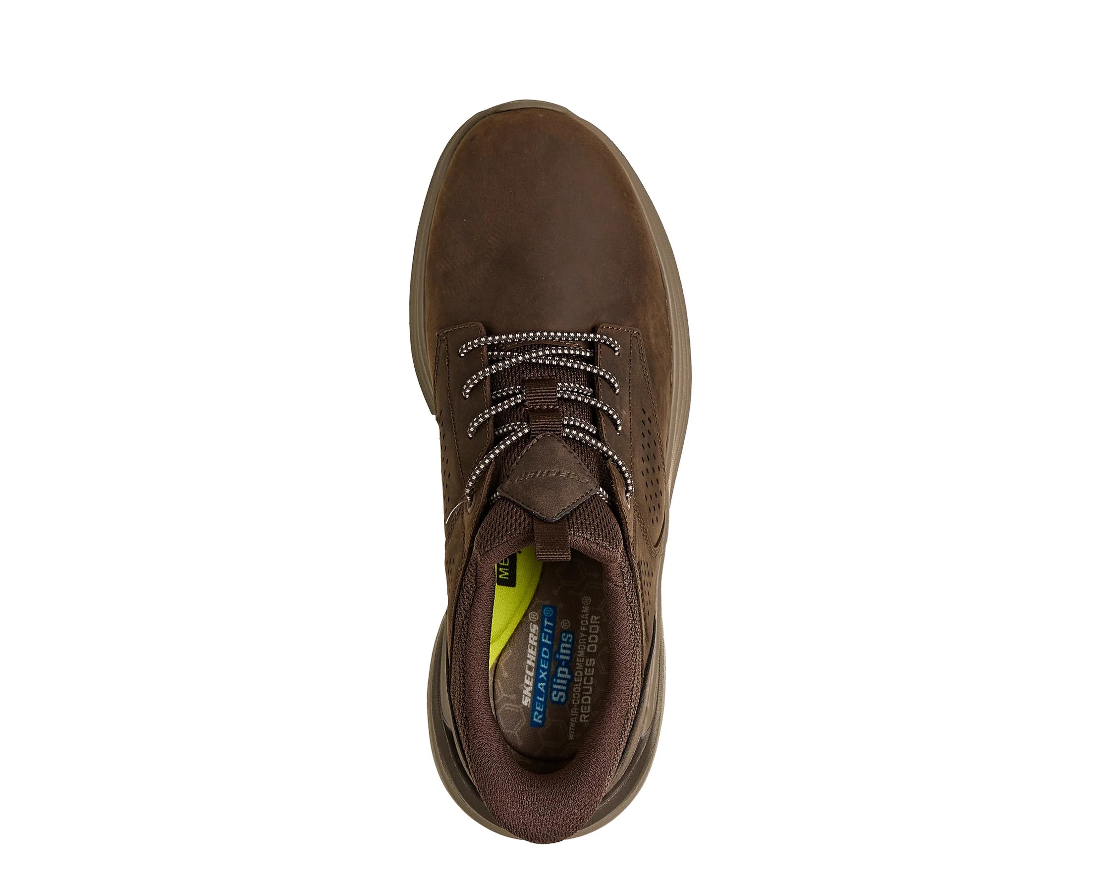 Sapatilhas Skechers Slade 2.0 Castanho — vista de topo | 211382-COC