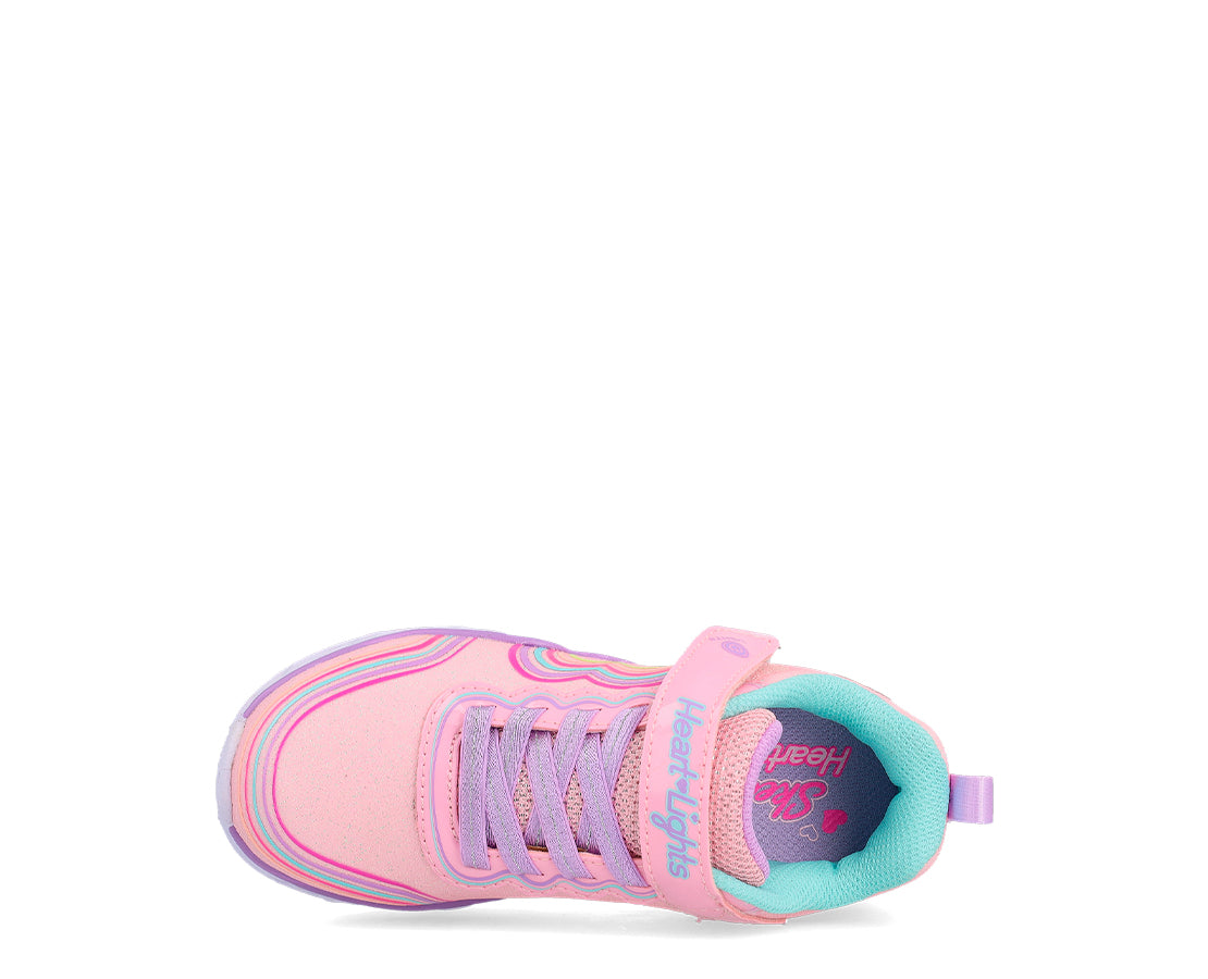 Skechers Heart Lights  RS/LIL - 302689L-LPMT-293