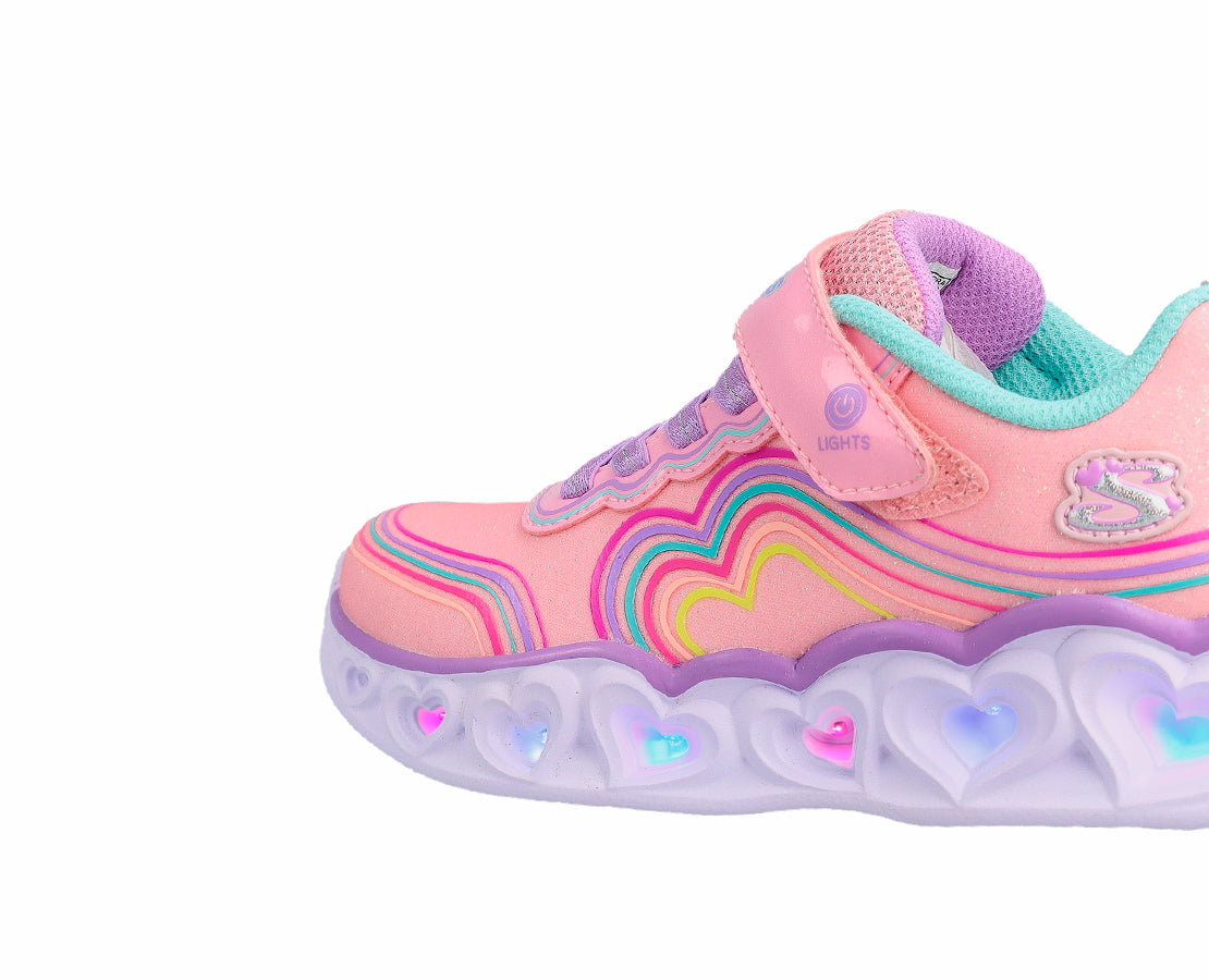 Skechers Heart Lights  RS/LIL - 302689L-LPMT-293