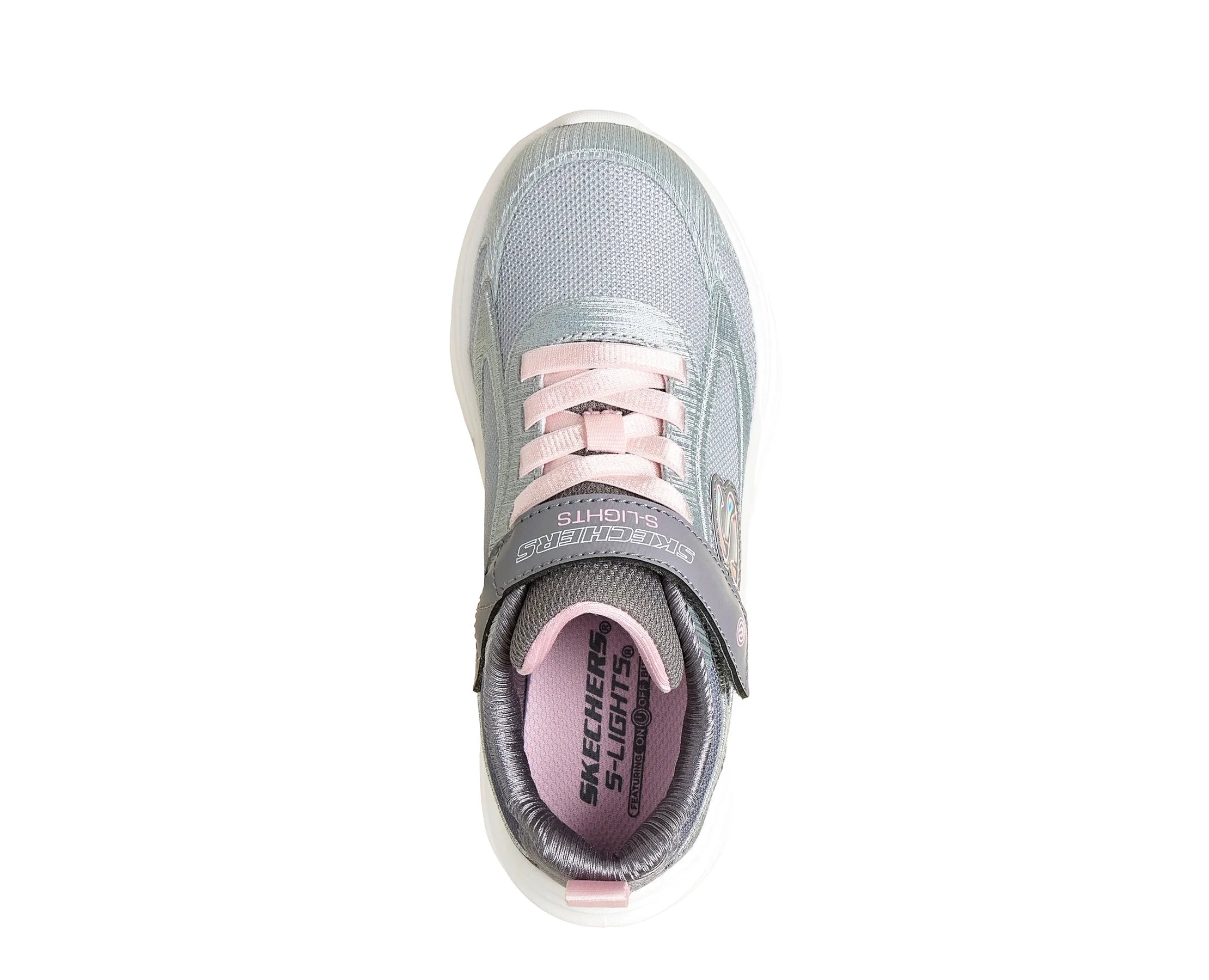Sapatilhas Skechers Sola Glow 2.0 Cinzento — vista de topo | 303729LC-LGMT
