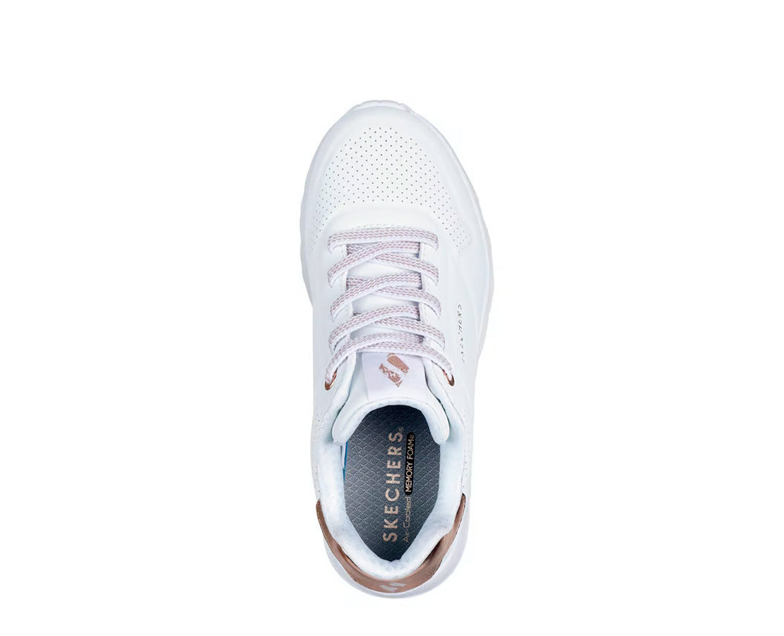 Skechers Uno Lite BR/BRONZE - 310384L-WHT-924