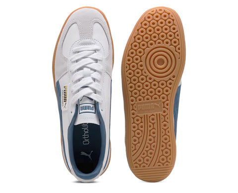 Puma Palermo Leather White Dark Indigo BR/AZ - 396464-24-93