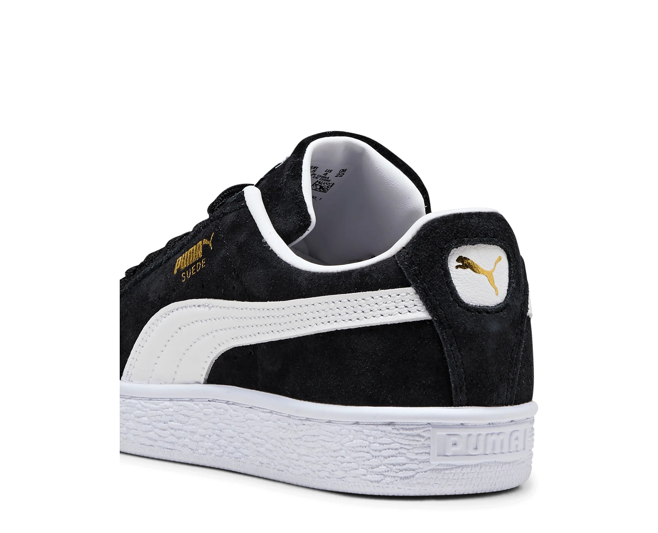 Sapatilhas Puma Suede Classic Preto — traseira | 399853-01