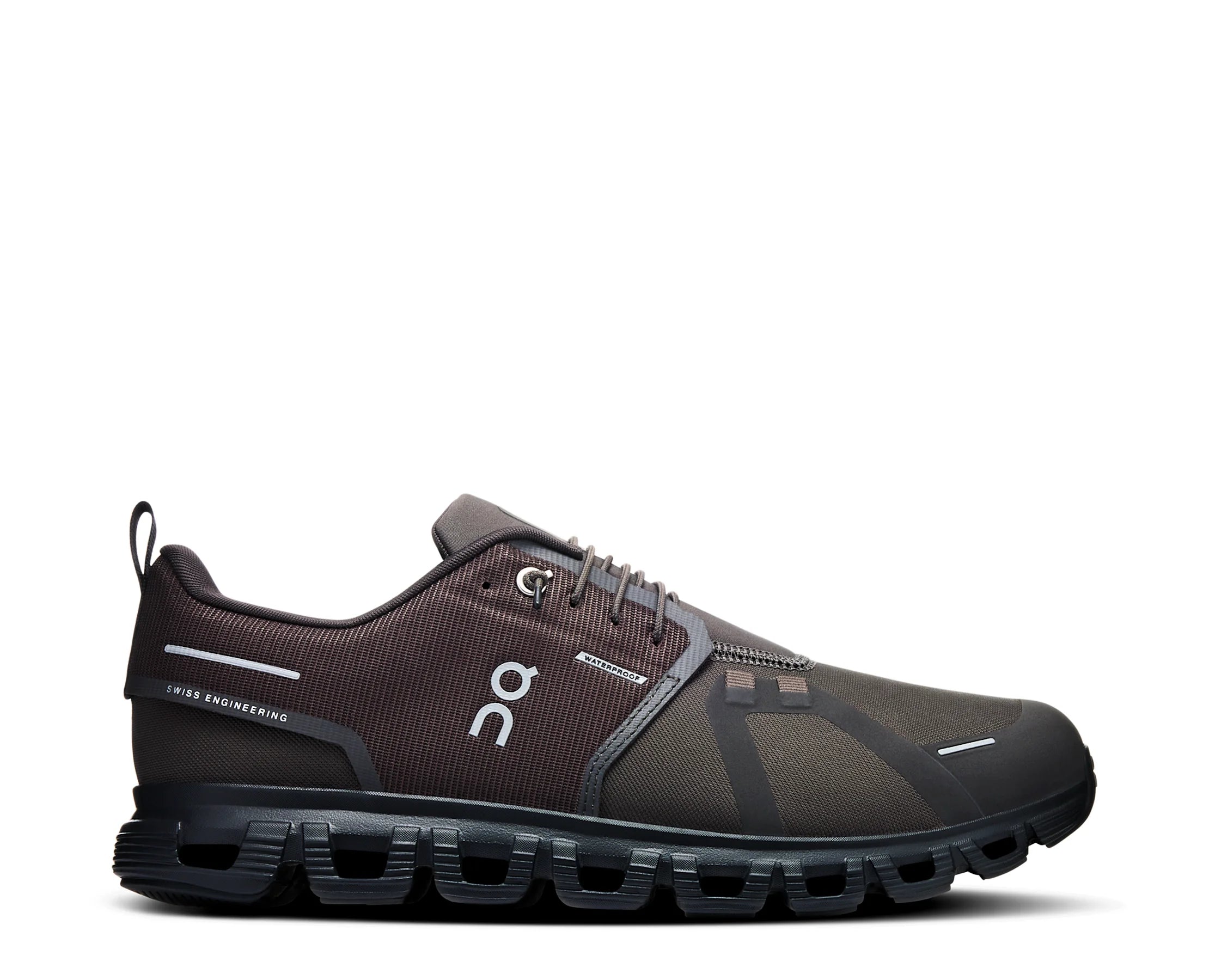 Sapatilhas On Cloud 6 Waterproof Castanho/Preto — perfil exterior | 3MF10065033