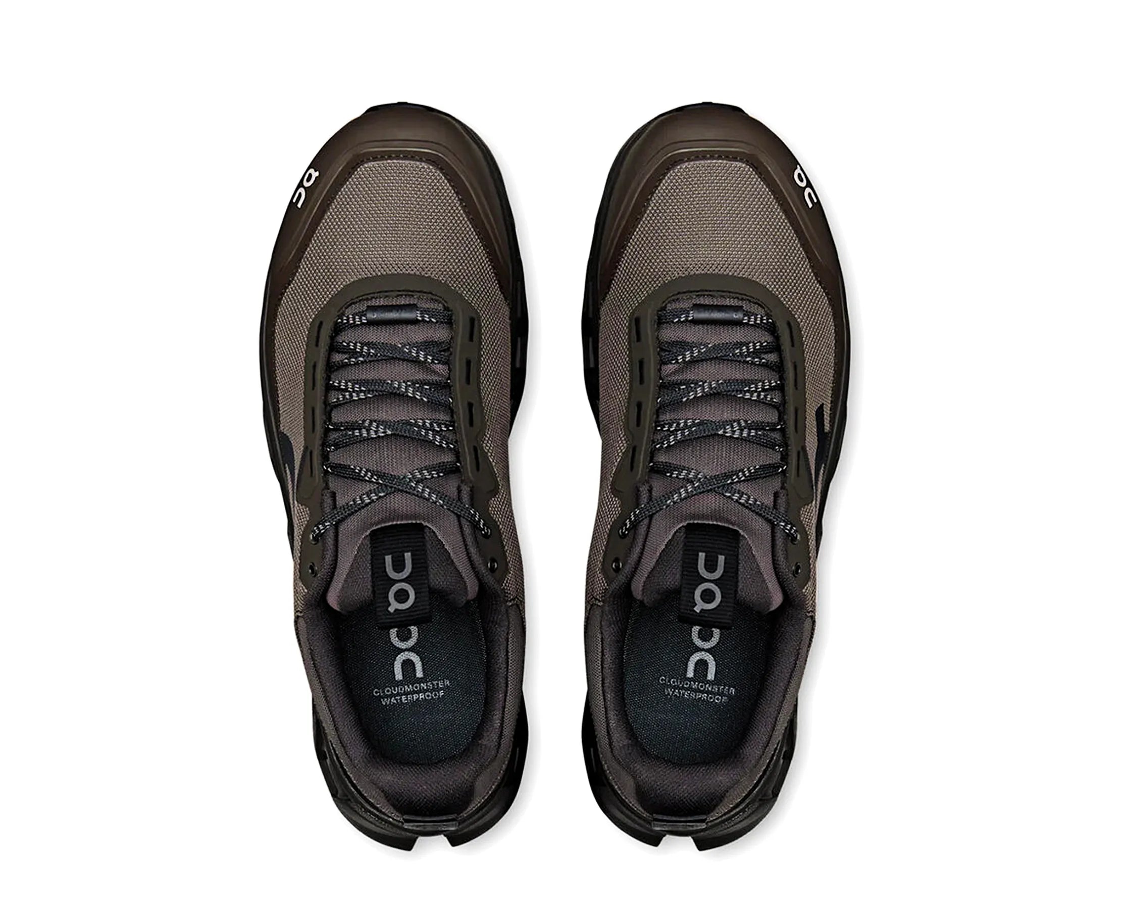 Sapatilhas On Cloudmonster 1 Waterproof Castanho — vista de topo | 3MG10705379