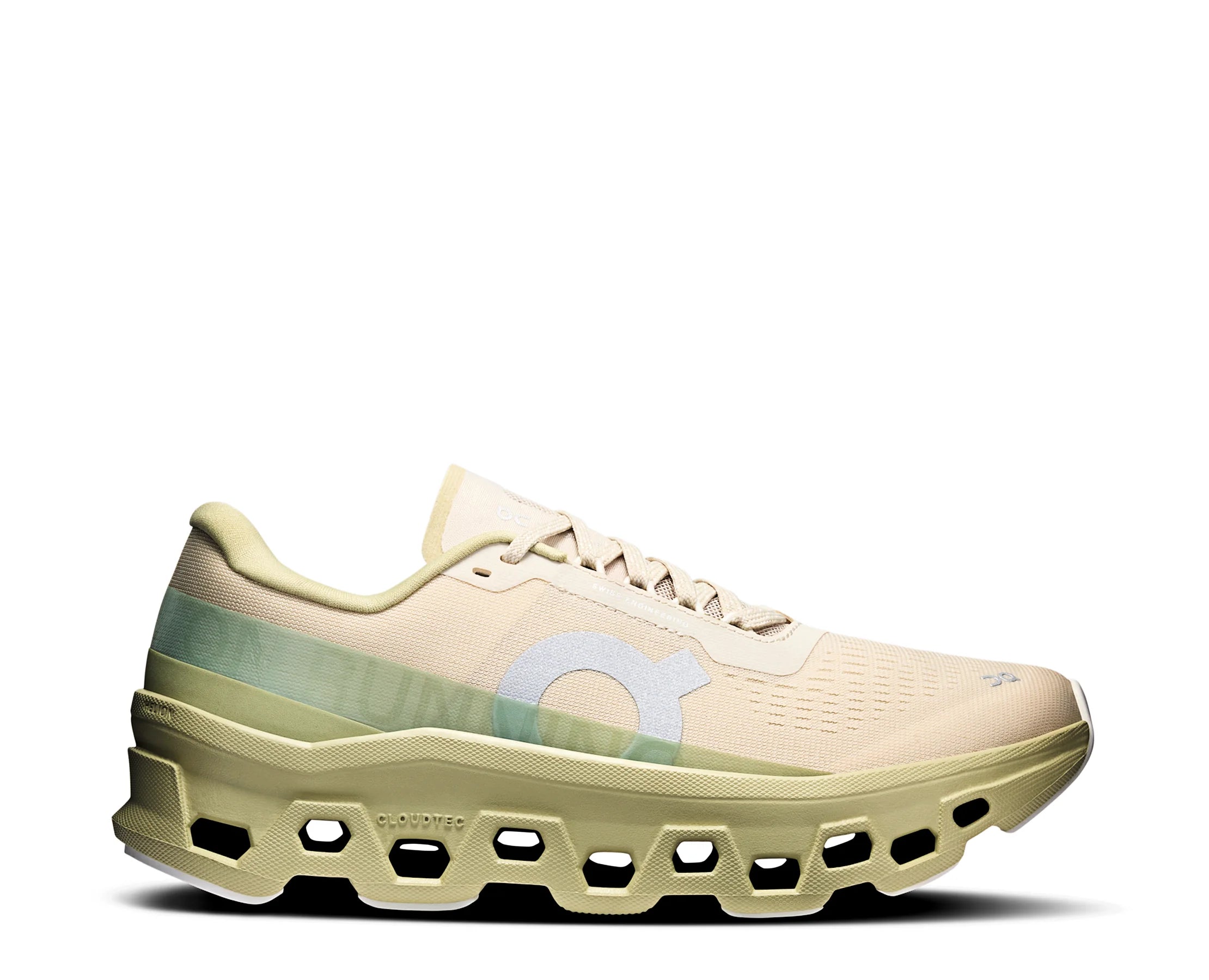 Sapatilhas On Cloudmonster 1 Bege — perfil exterior | 3WF30485354