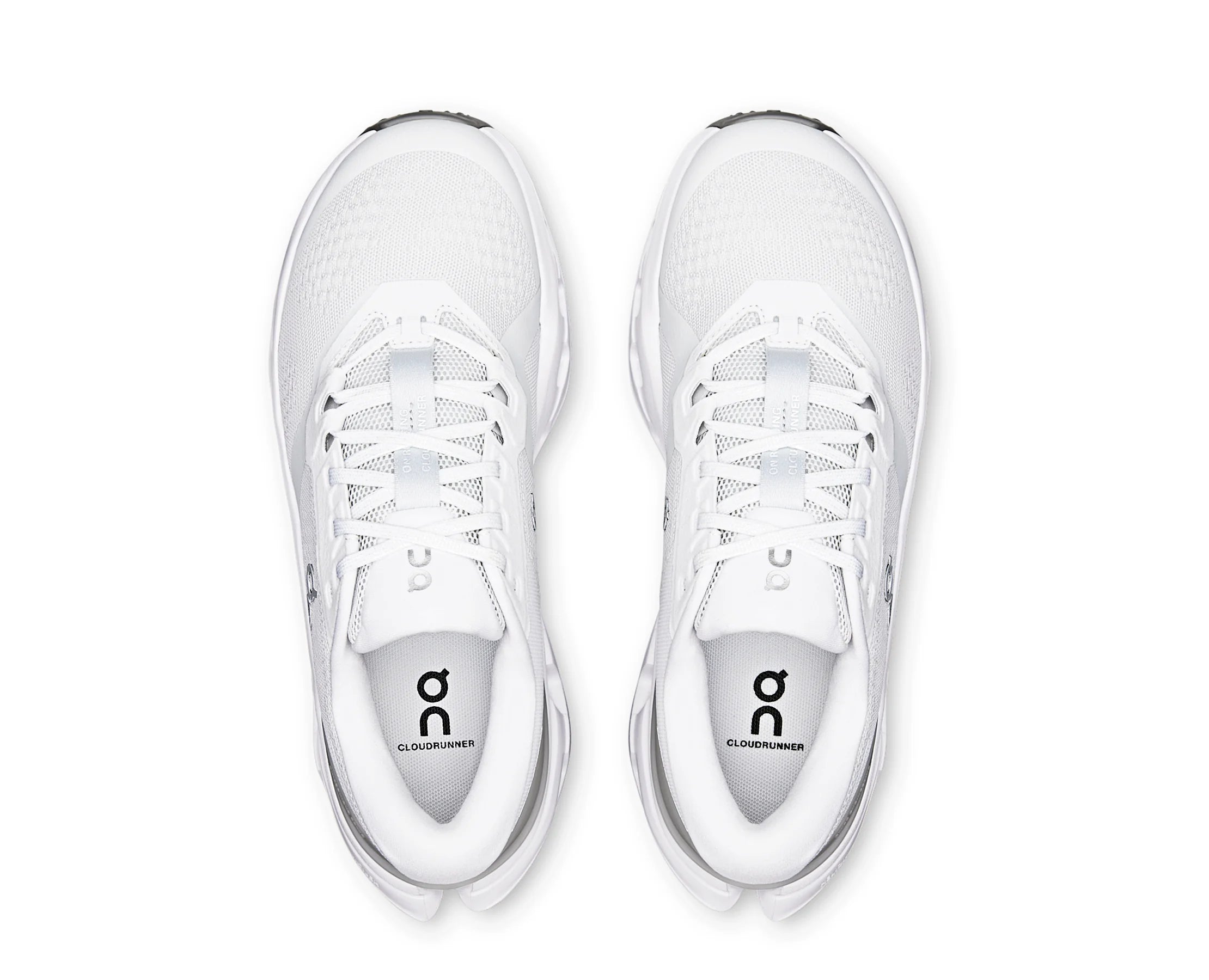 Sapatilhas On Cloudrunner 3 Cinzento/Branco — vista de topo | 3WG10051421