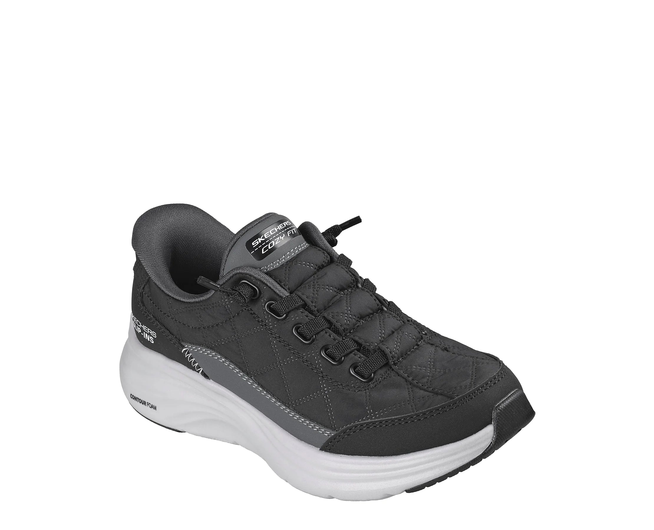 Sapatilhas Skechers Contour Foam Cozy Fit Preto — frente | 403892L-BKW