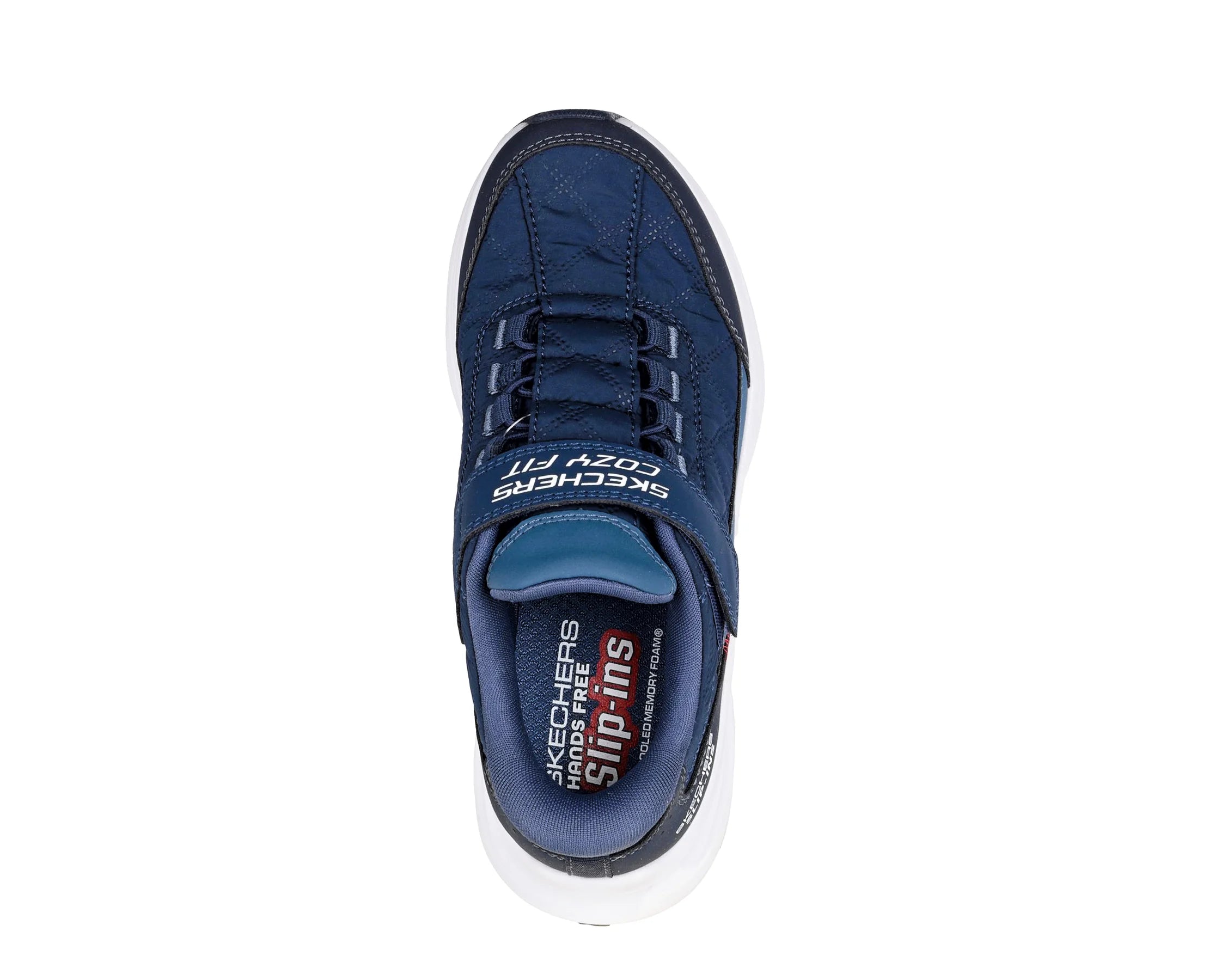 Sapatilhas Skechers Contour Foam Cozy Fit Azul-marinho — vista de topo | 404200L-NVY