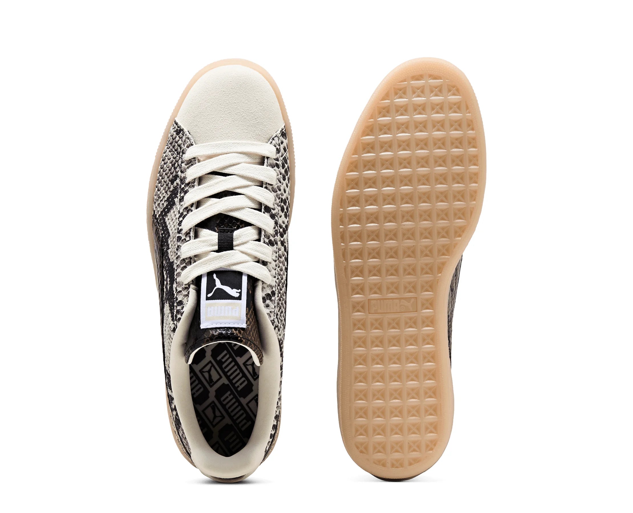 Sapatilhas Puma Suede Snake Snake Animal Print e Puma Black — vista 8 | 408329-01