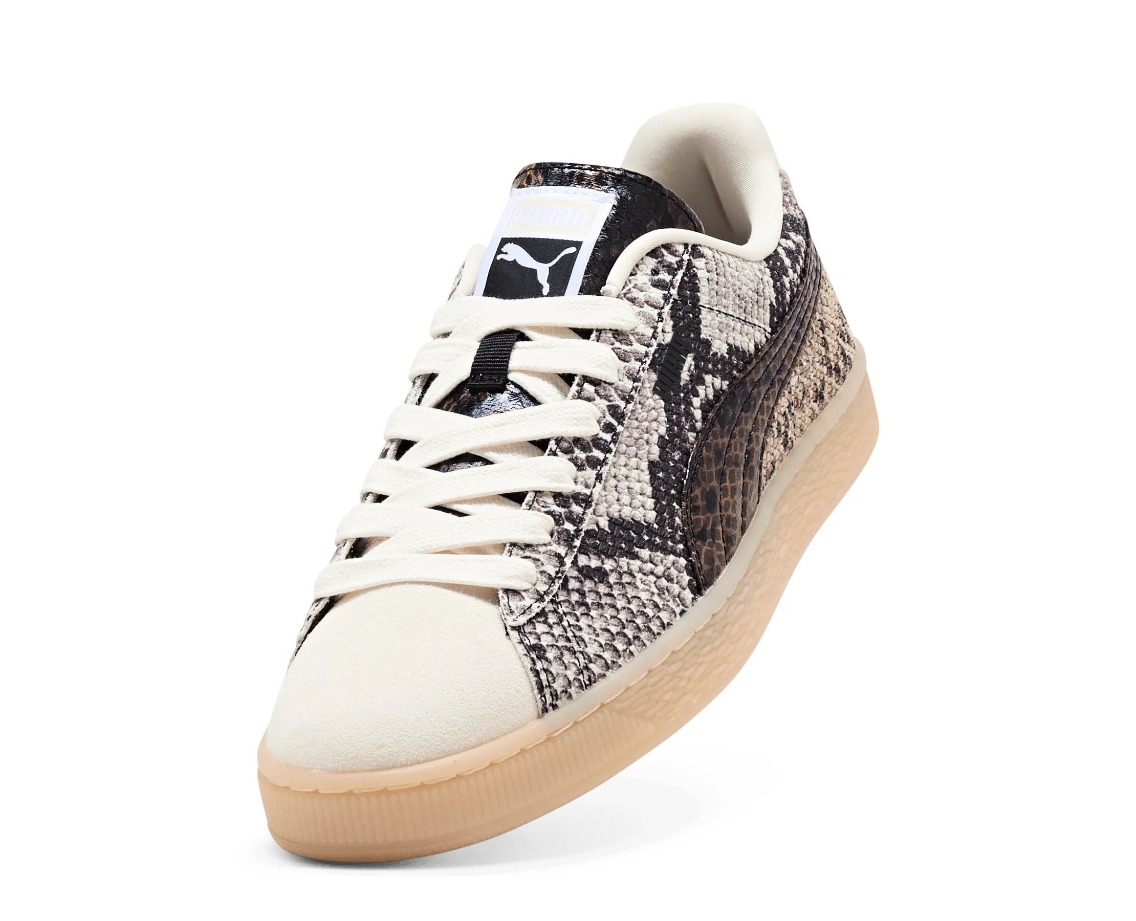Sapatilhas Puma Suede Snake Snake Animal Print e Puma Black — vista 7 | 408329-01