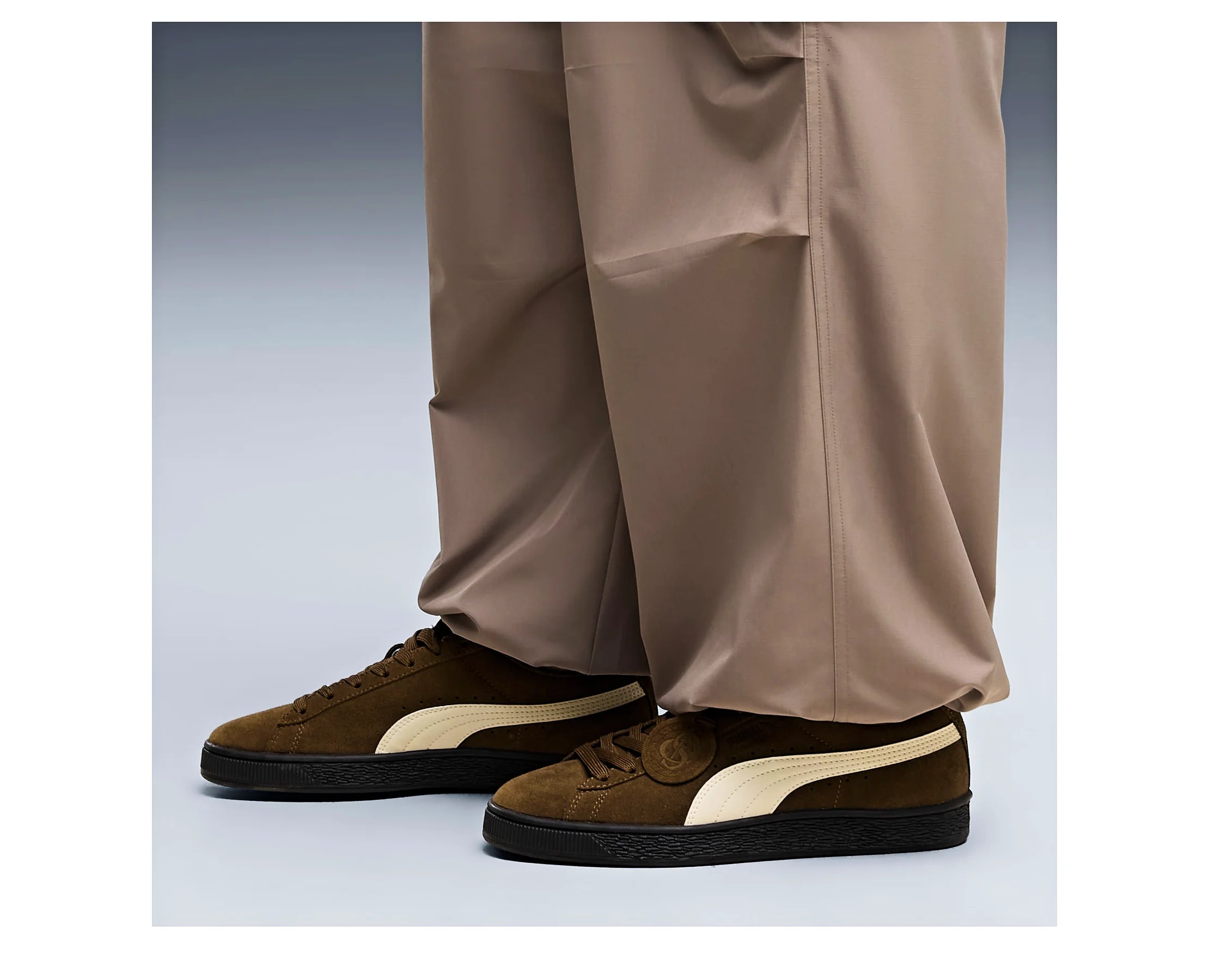 Sapatilhas Puma Suede Charles F. Stead VI Castanho — vista 2 | 408464-04
