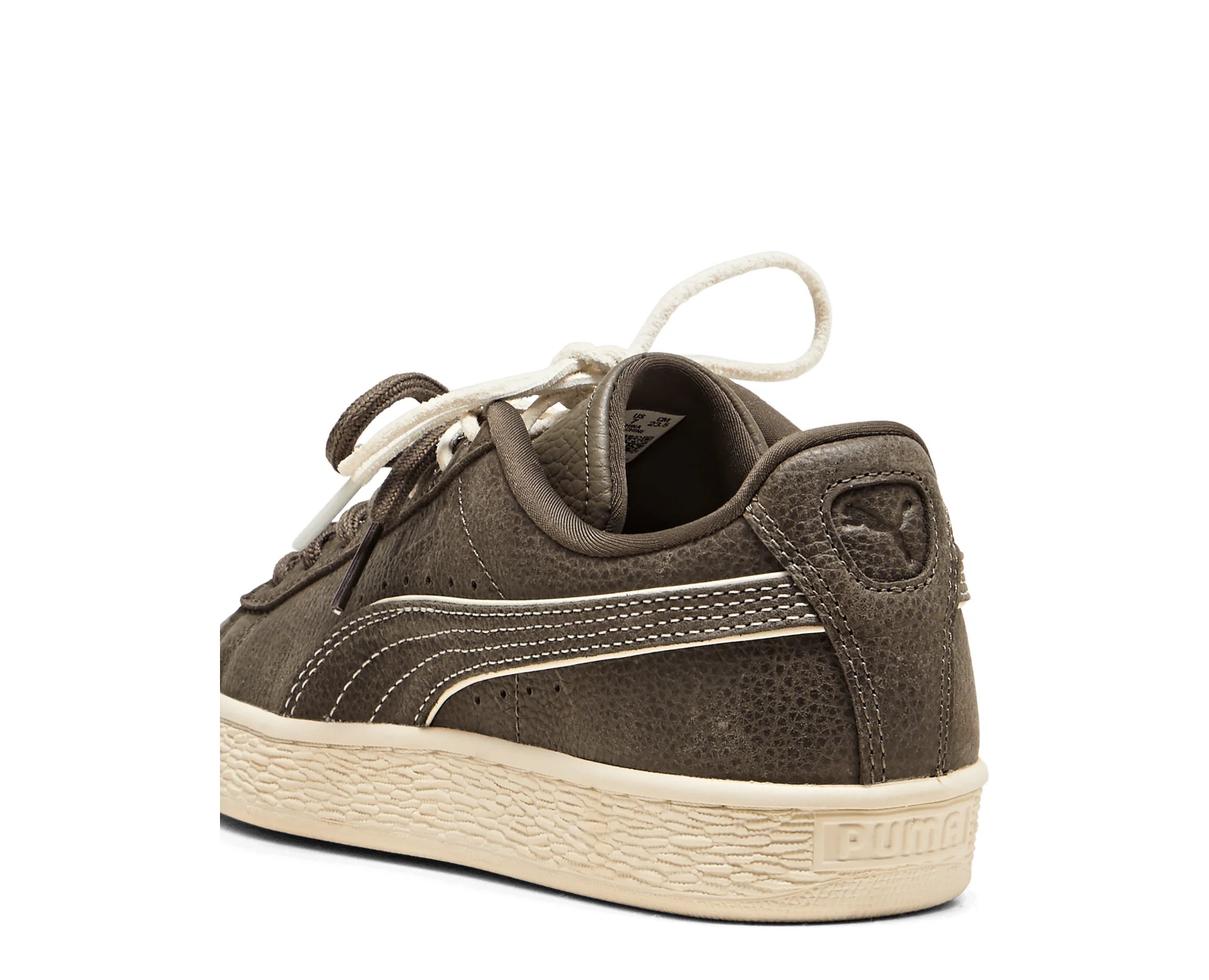 Sapatilhas Puma Suede Bloom Dress-up Castanho — traseira | 409002-02