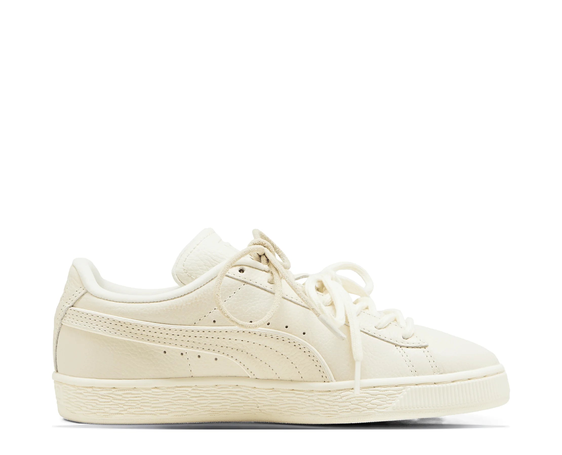 Sapatilhas Puma Suede Bloom Dress-up Bege — perfil exterior | 409002-03