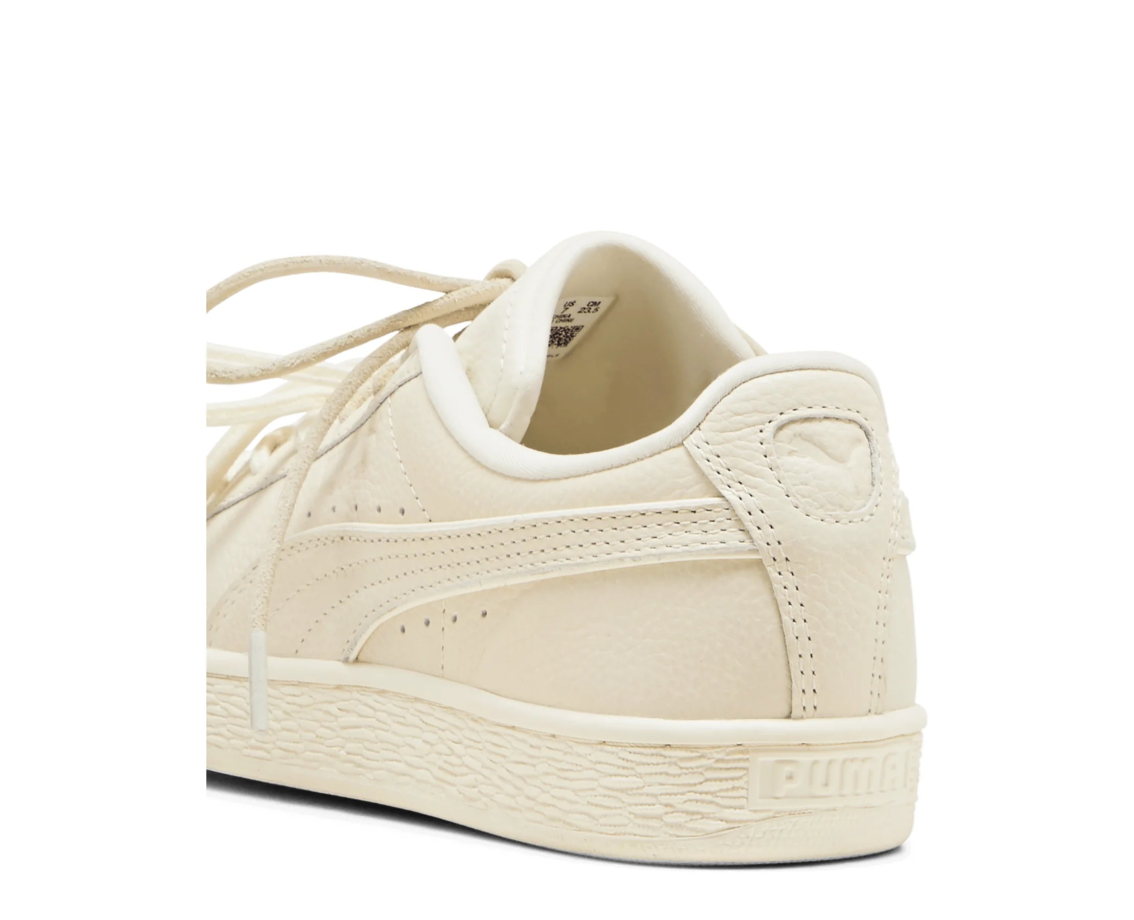 Sapatilhas Puma Suede Bloom Dress-up Bege — traseira | 409002-03