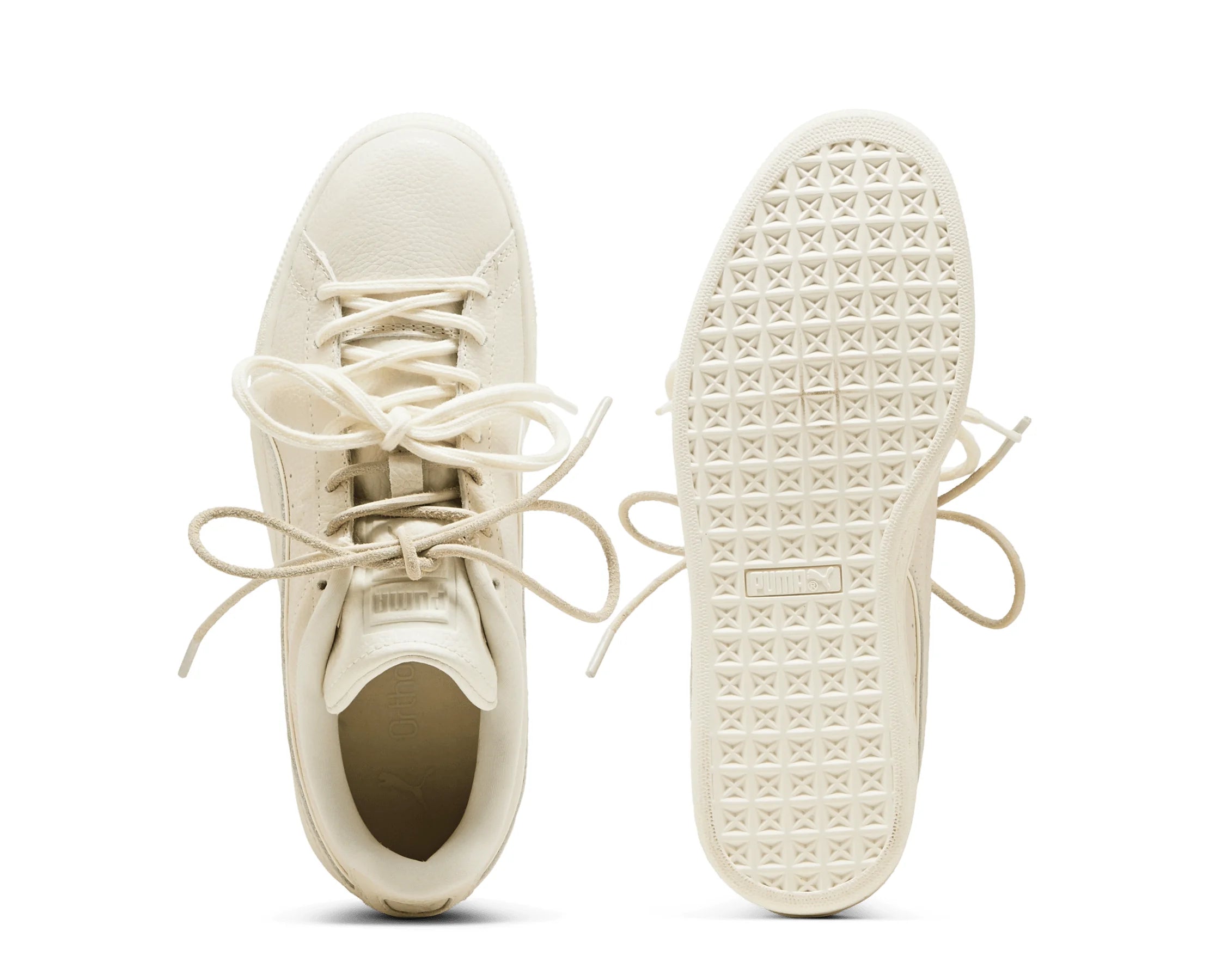 Sapatilhas Puma Suede Bloom Dress-up Bege — sola | 409002-03