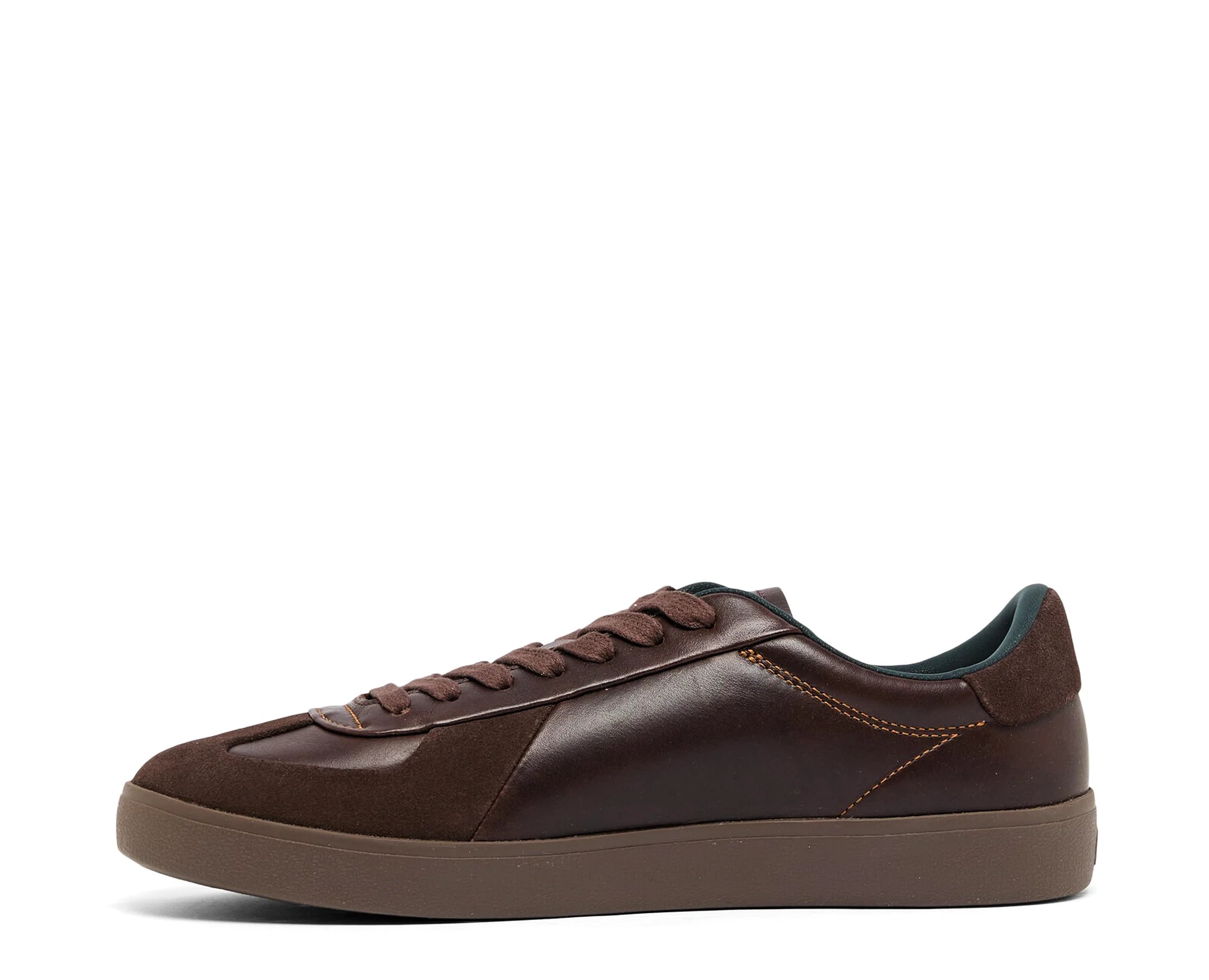 Sapatilhas Lacoste Baseshot Pro 226 3 Castanho — perfil interior | 52SMA0046-AQ5