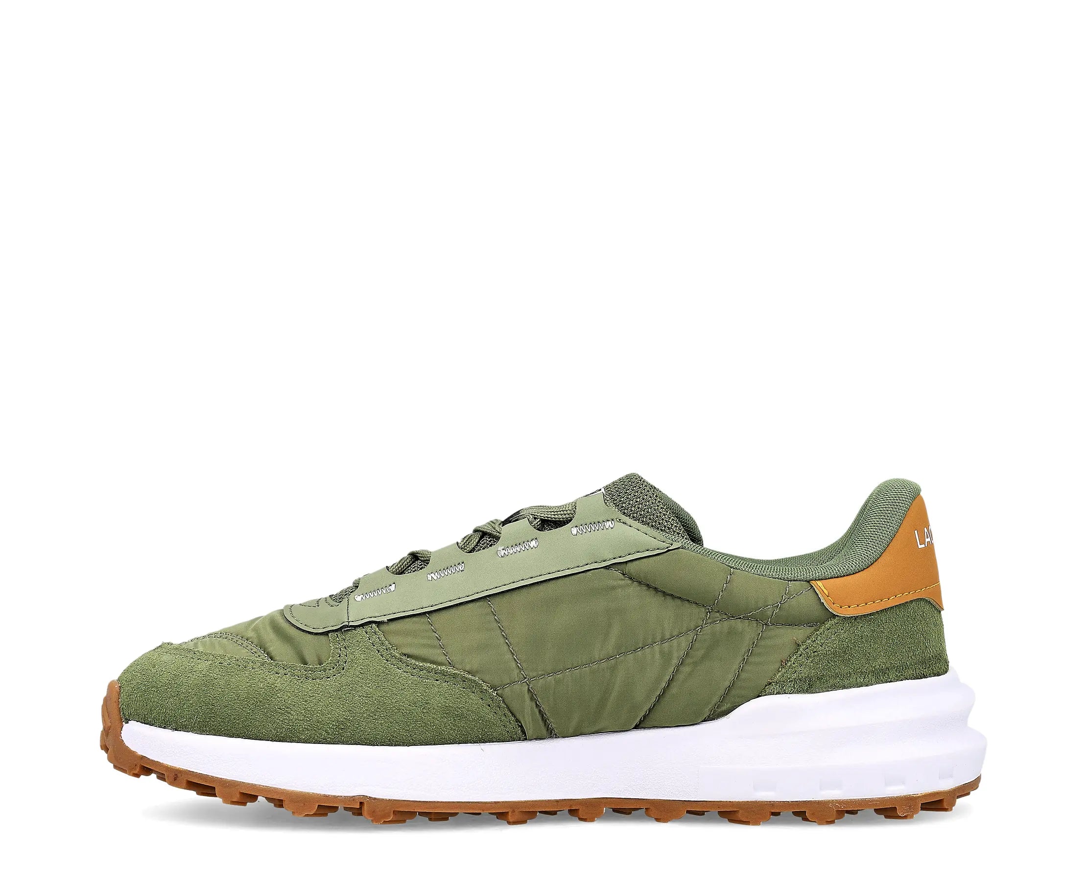 Sapatilhas Lacoste Elite Active Evo Khaki — perfil exterior | 52SMA0081-KG9