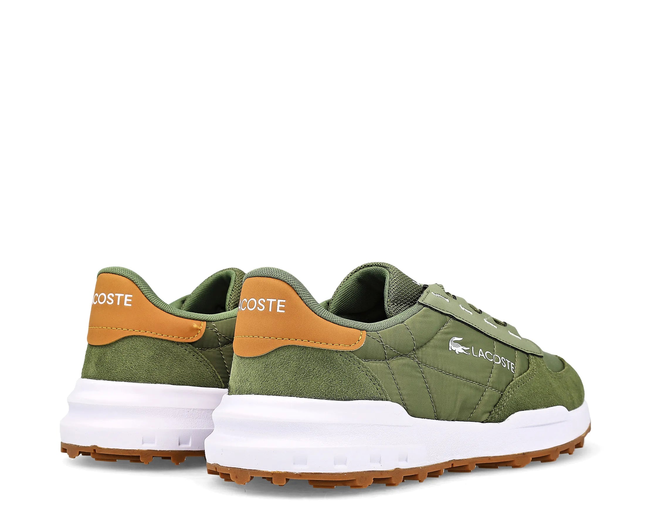 Sapatilhas Lacoste Elite Active Evo Khaki — traseira | 52SMA0081-KG9