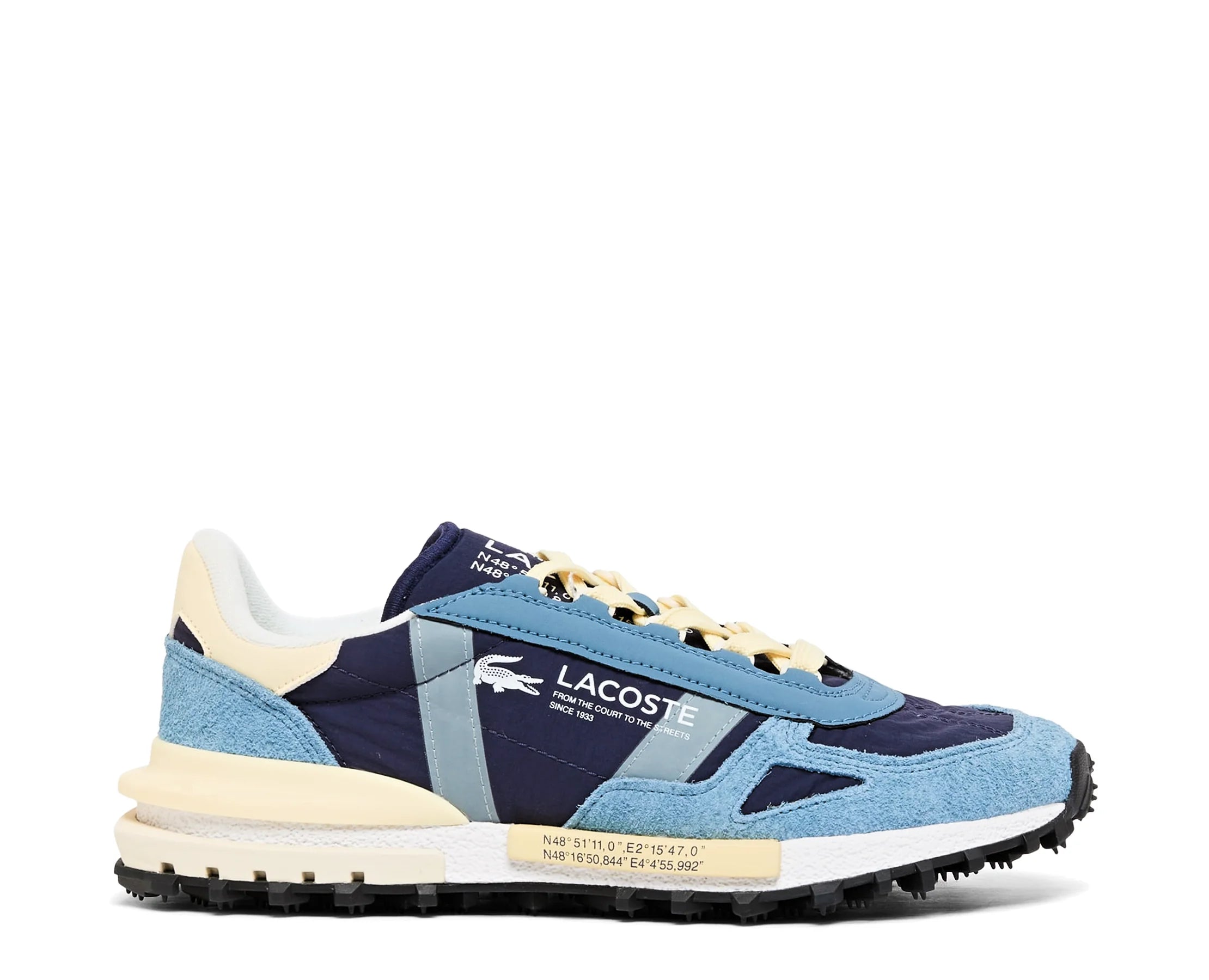Sapatilhas Lacoste Elite Active 2263 Azul-marinho — perfil exterior | 52SMA0087-NB0