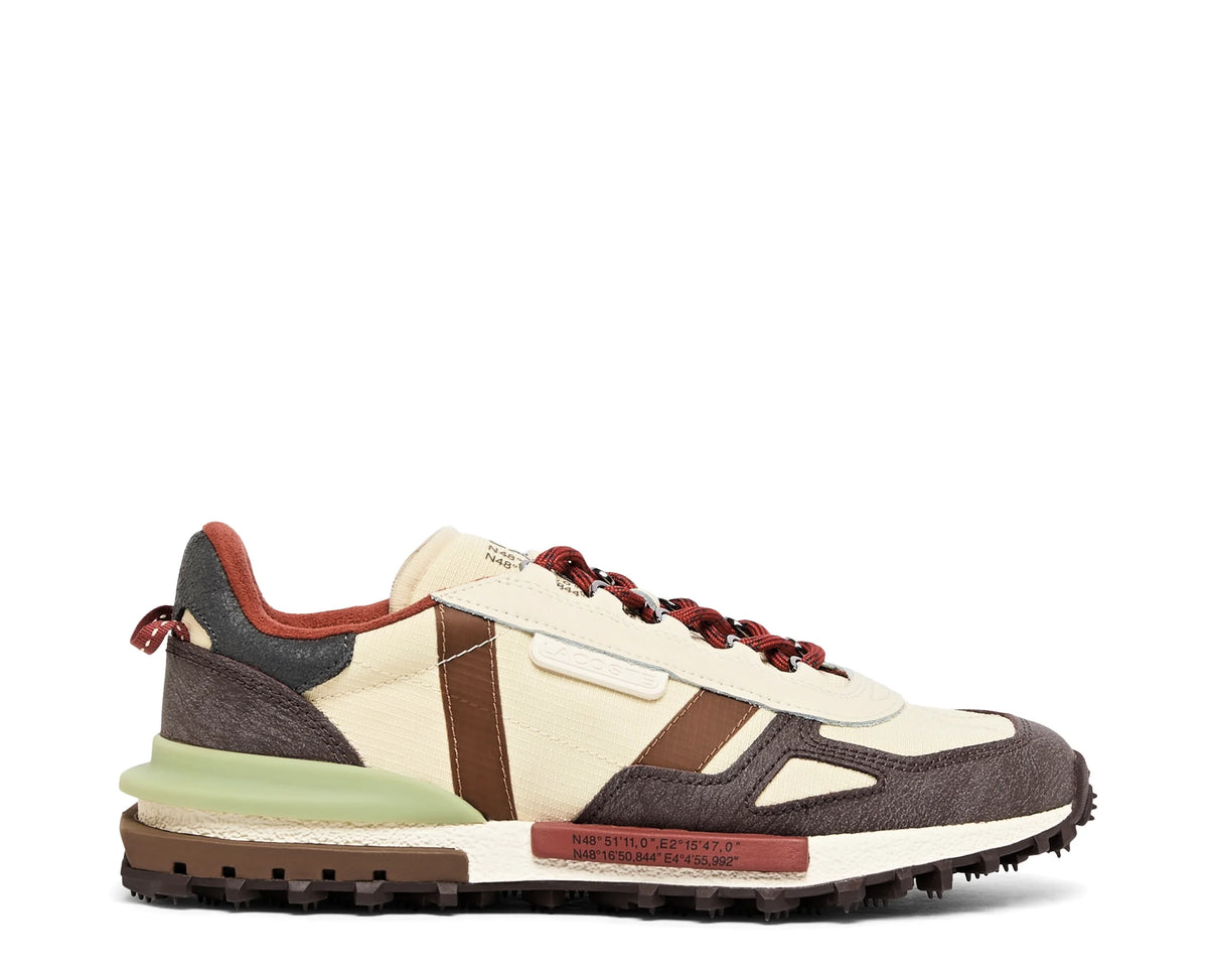 Sapatilhas Lacoste Elite Active 2264 Bege — perfil exterior | 52SMA0088-4D7