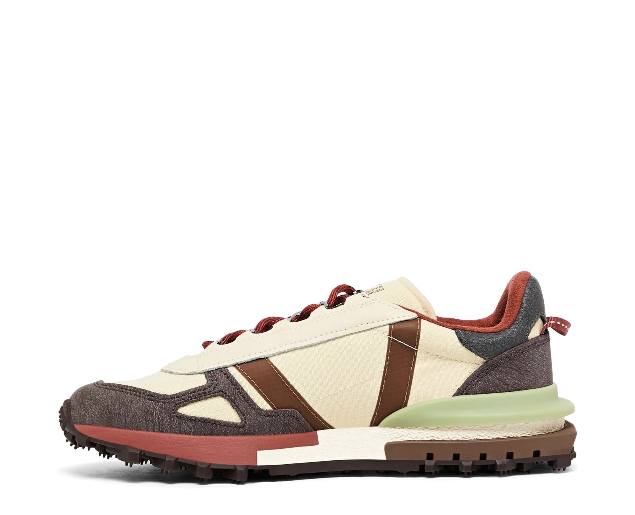 Sapatilhas Lacoste Elite Active 2264 Bege — perfil interior | 52SMA0088-4D7