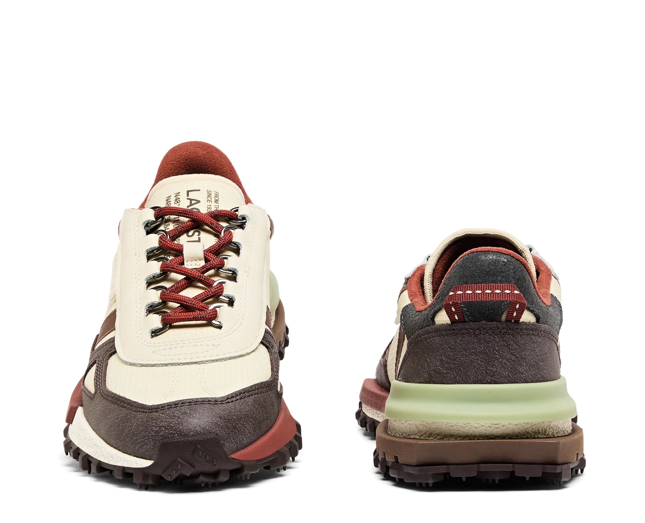 Sapatilhas Lacoste Elite Active 2264 Bege — frente | 52SMA0088-4D7