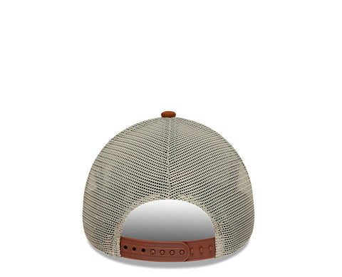 New Era Oval Patch Suede Trucker BJ/CAMEL - 60691080E-965