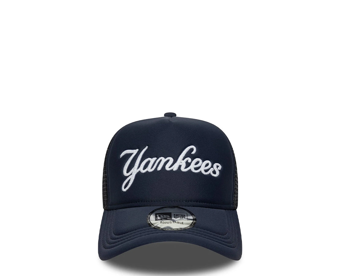 New Era Trucker MLB Script New York Yankees MAR - 60691182E-205