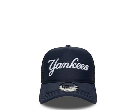 New Era Trucker MLB Script New York Yankees MAR - 60691182E-205