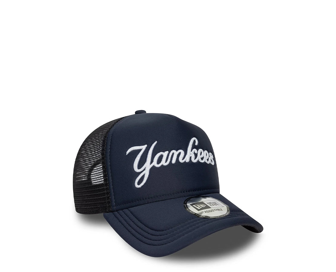 New Era Trucker MLB Script New York Yankees MAR - 60691182E-205